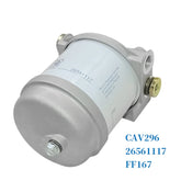 26561117 Fuel Filter Assembly Diesel Filter Fuel Water Separator Assembly CAV296 26561117 FF167 For Generator Set and Truck - product image 6