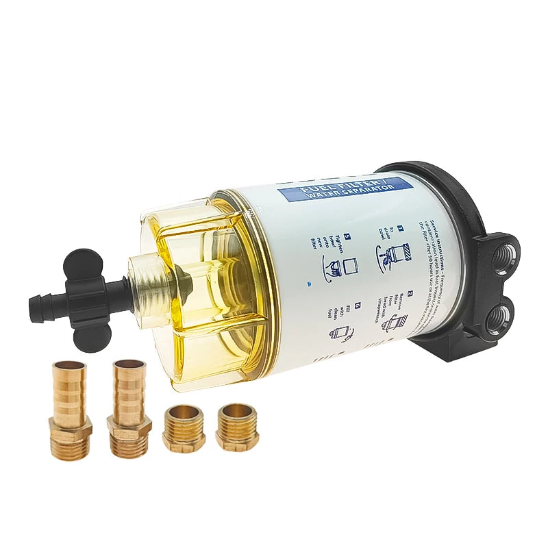 S3213 Fuel Filter Water Separator Assembly Outboard For Mercury Quicksilver OMC Marine Engine boat 10 Micron Filter Kit - product image 7